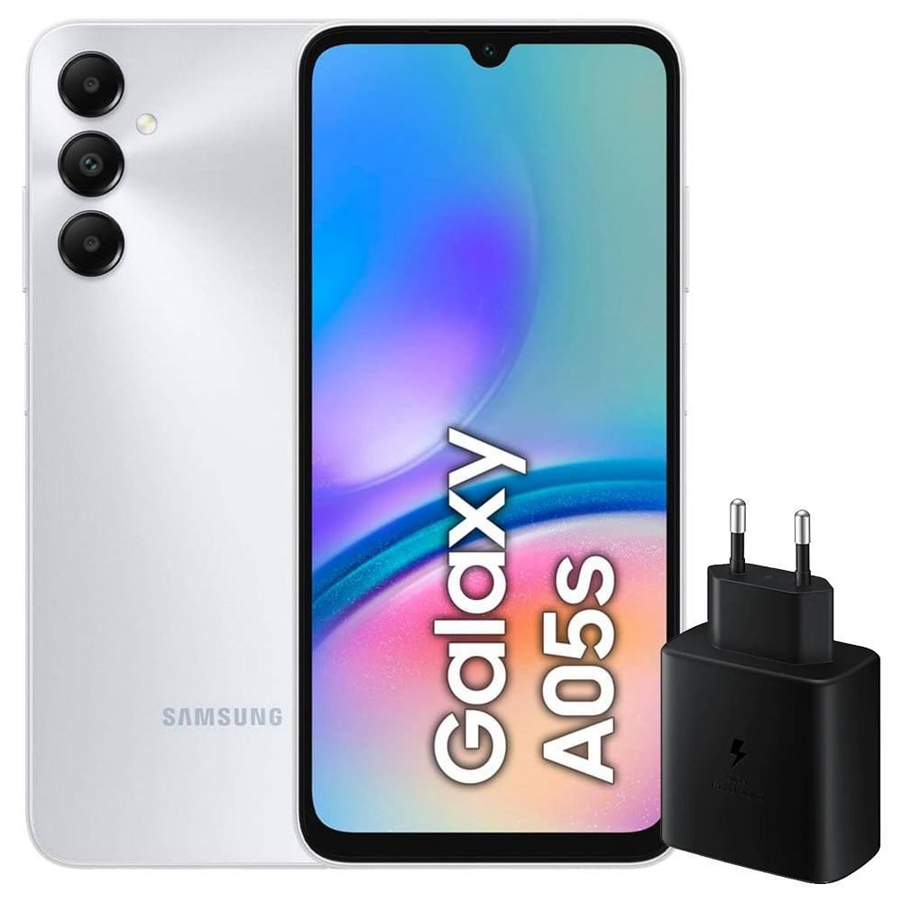samsung-galaxy-a05s-66 سامسونج جلاكسى A05s - رامات 6 جيجا - 128 جيجا بايت - فضي