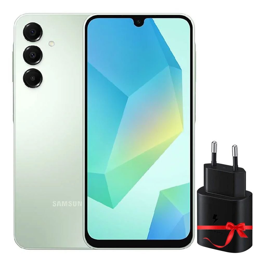 samsung-galaxy-a16-green-4g-1 سامسونج جلاكسى A16 - رامات 6 جيجا - 128 جيجا بايت - أخضر فاتح