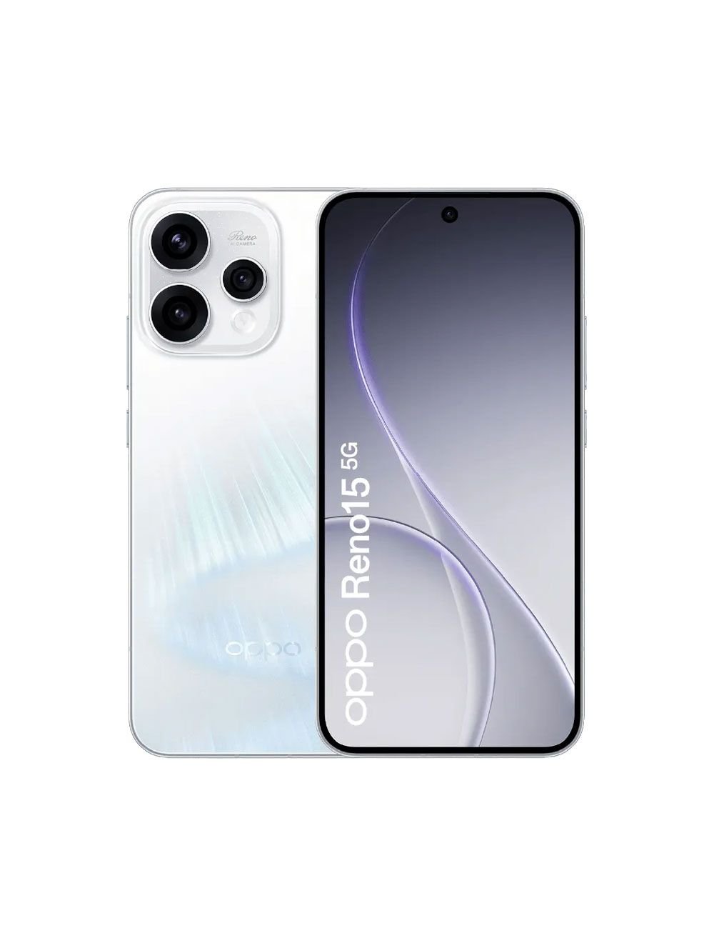 oppo-reno-15-white اوبو رينو15 5G - رامات 12 جيجا - 512 جيجا بايت - أبيض