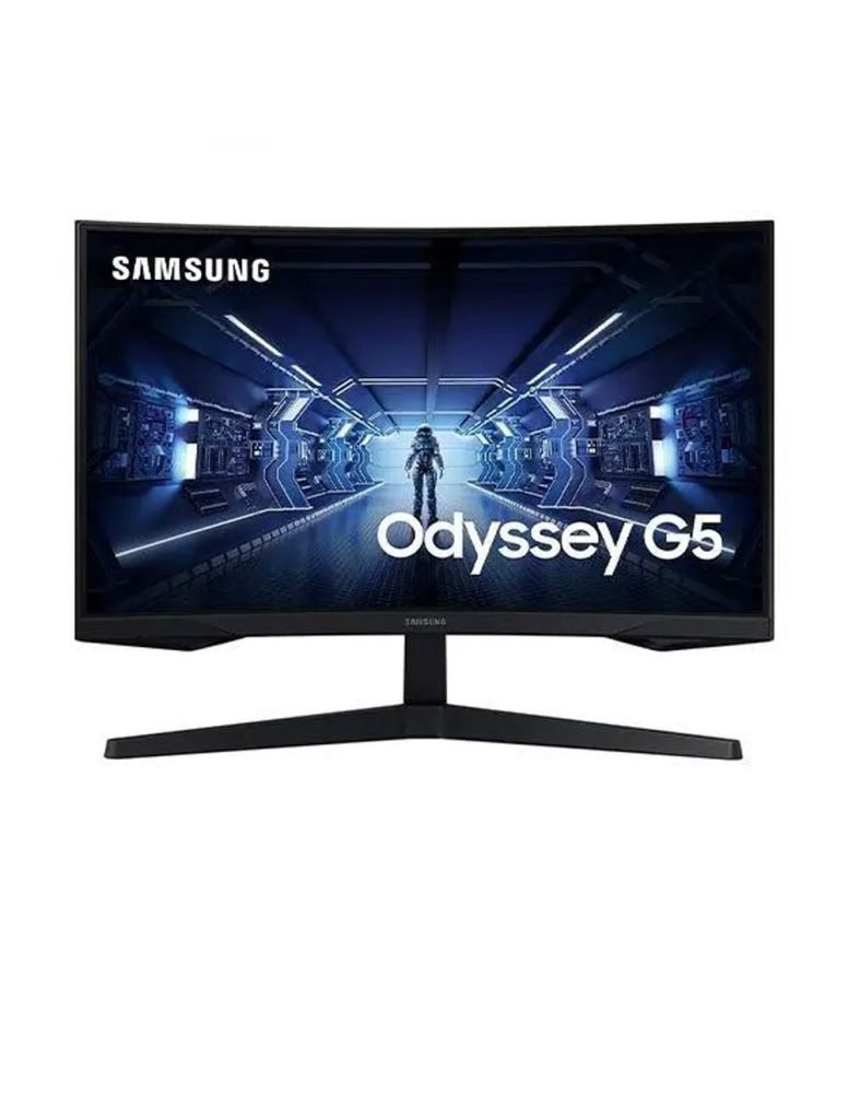سامسونج Odyssey G5 شاشة منحنيه للألعاب 32" بوصة LED QHD معدل تحديث 165 هرتز - موديل LS32CG552EMXEG