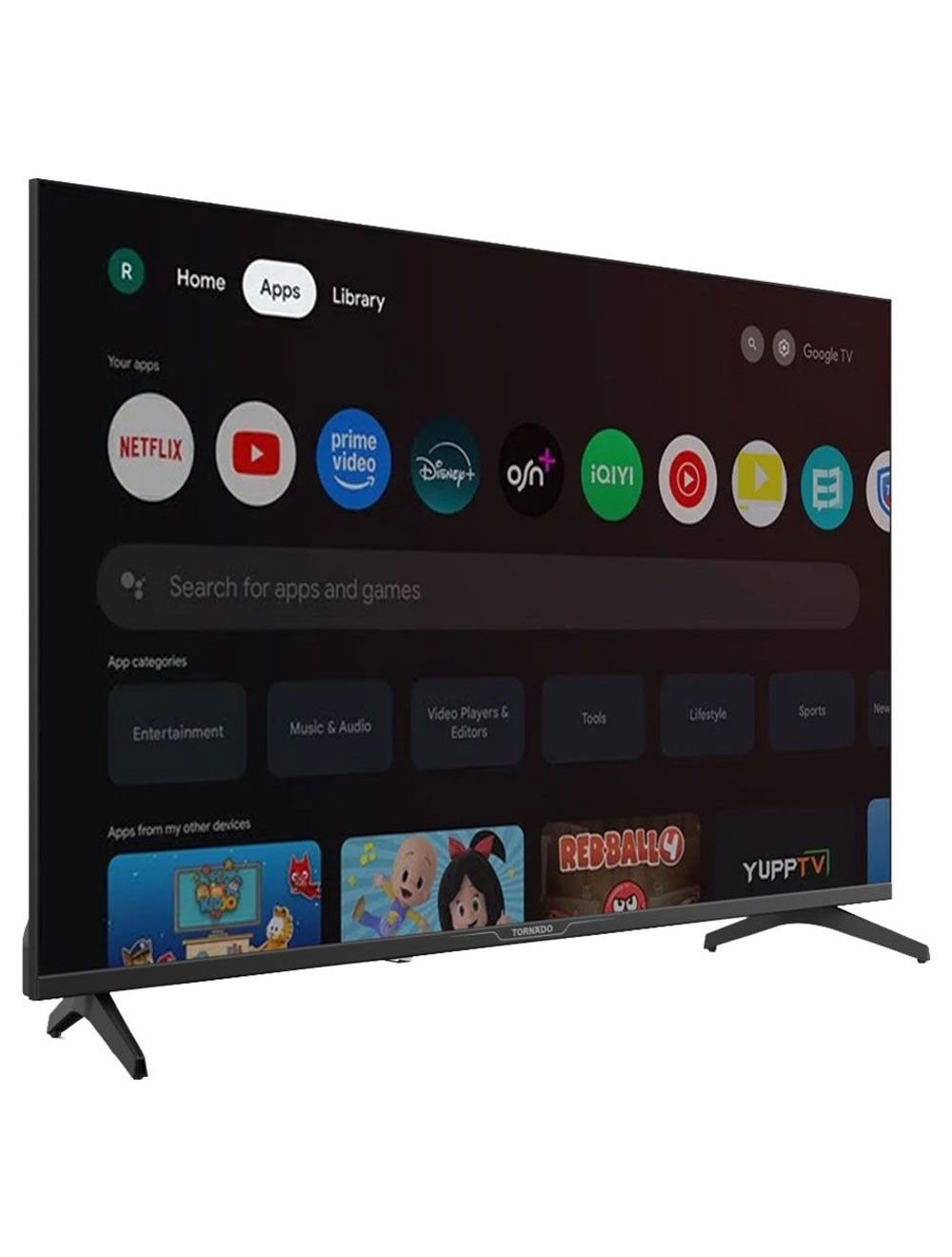 تورنيدو تليفزيون 32 بوصة HD سمارت - بدون أطار ريسيفر داخلي - 32EA6500E